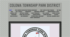 Desktop Screenshot of colomatownshipparkdistrict.com